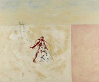 Frank Pieperhoff, girl, 120x150cm, 2000, Oil_Eggtempera on canvas
